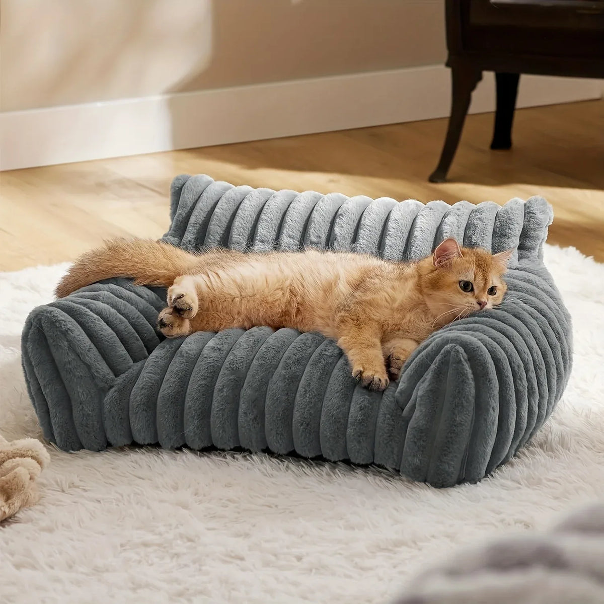 Canapé Peluche pour Sommeil Profond